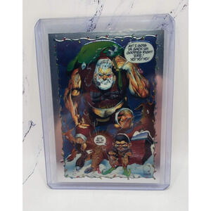 1993 Wizard Magazine Christmas Eve in Brooklyn Chrome Promo Card